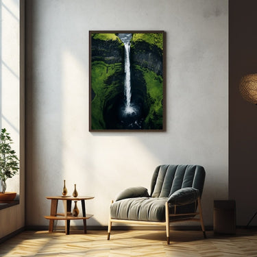 Nature Waterfall Painting